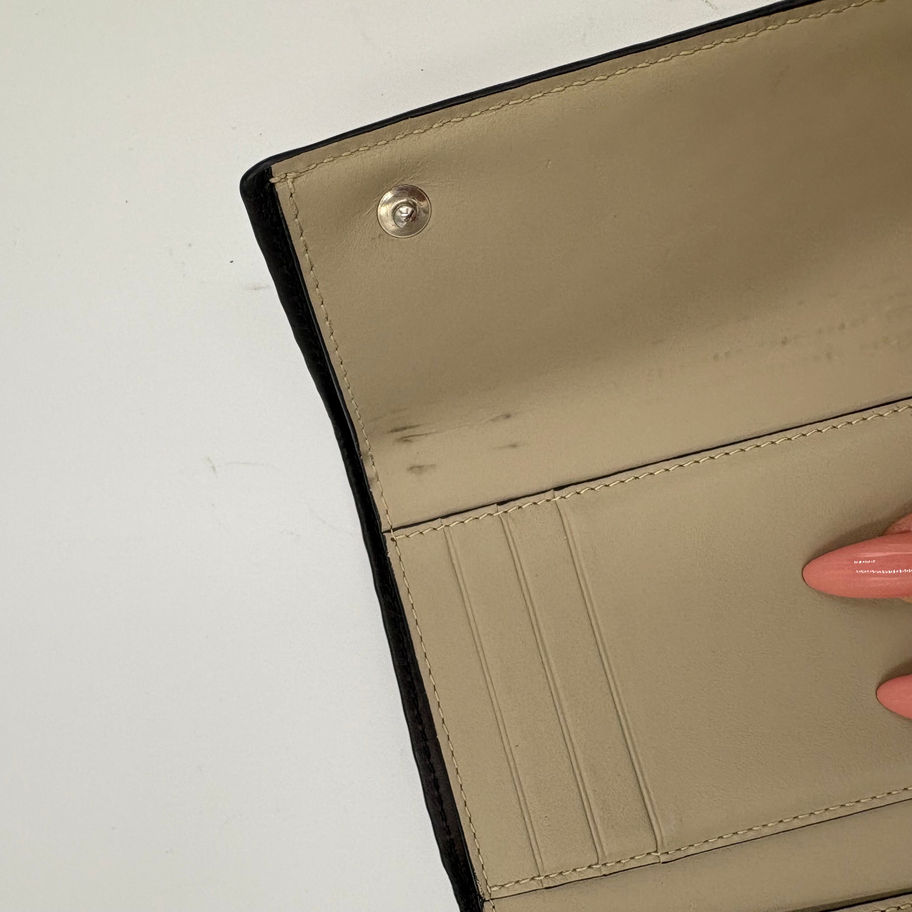Loewe leather beige wallet purse