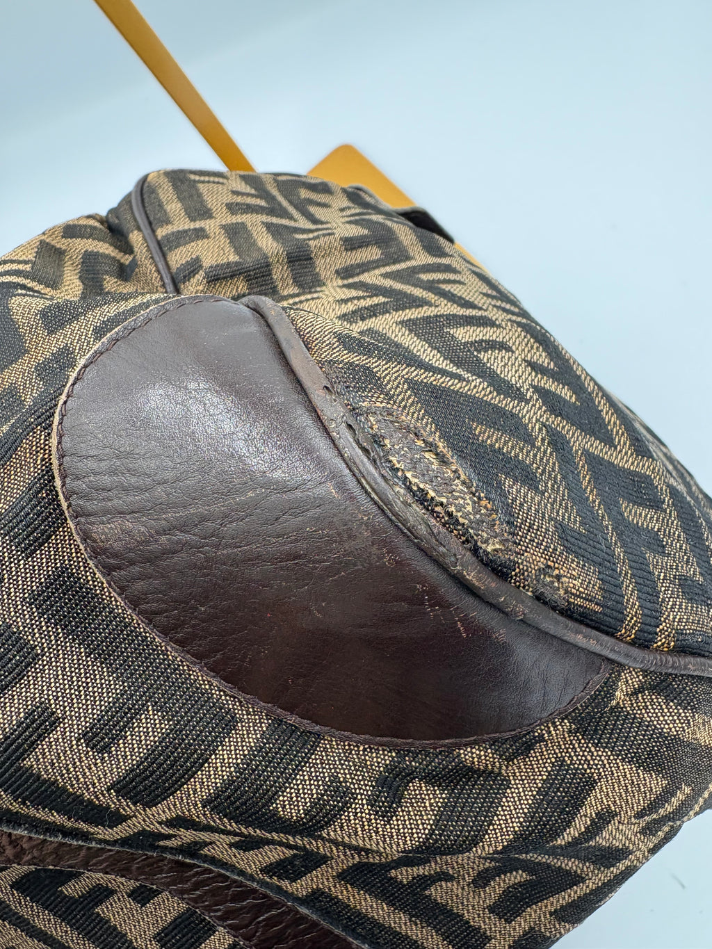 Fendi 90s Zucca Boston Monogram shoulder bag