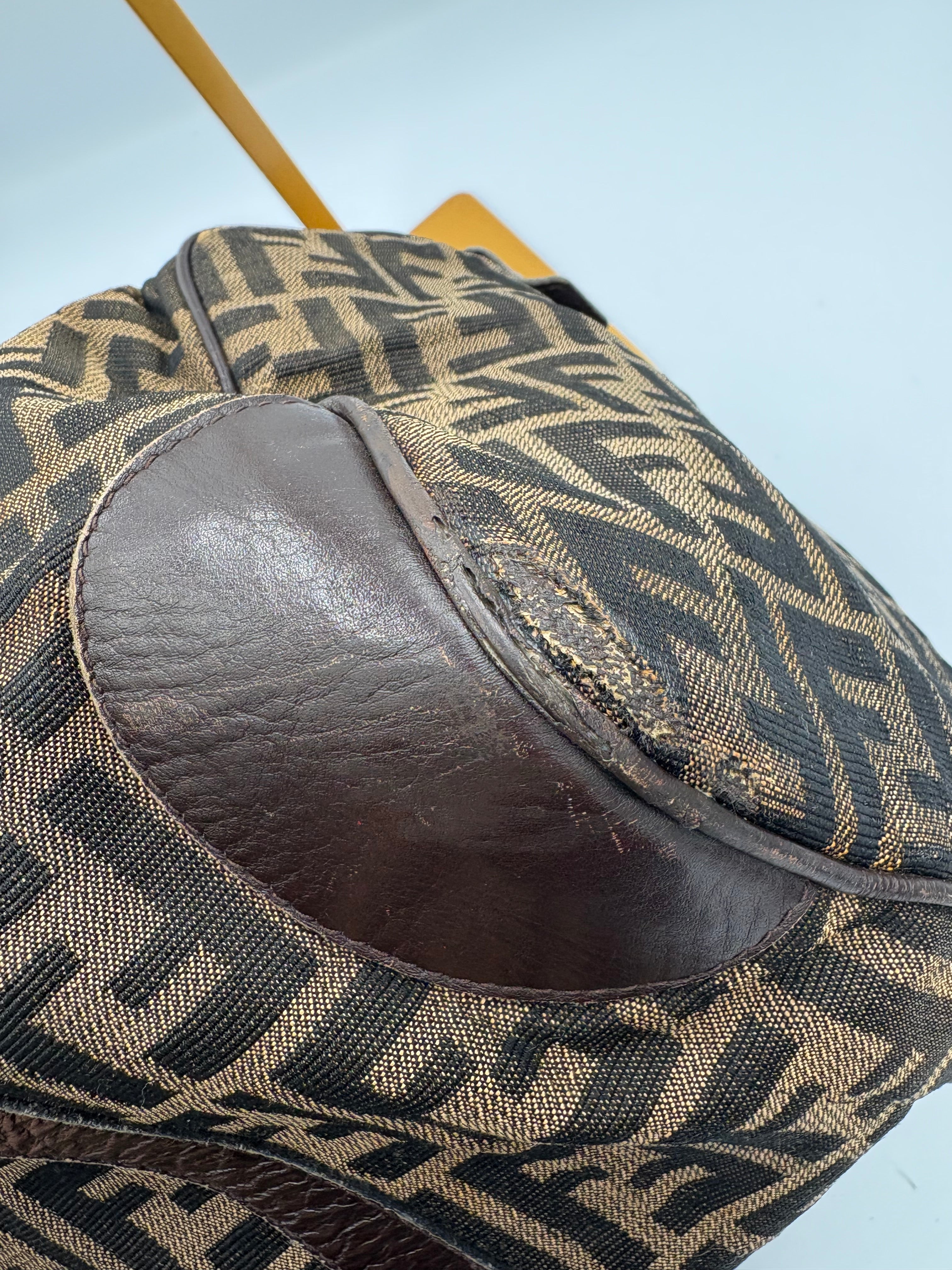 Fendi 90s Zucca Boston Monogram shoulder bag
