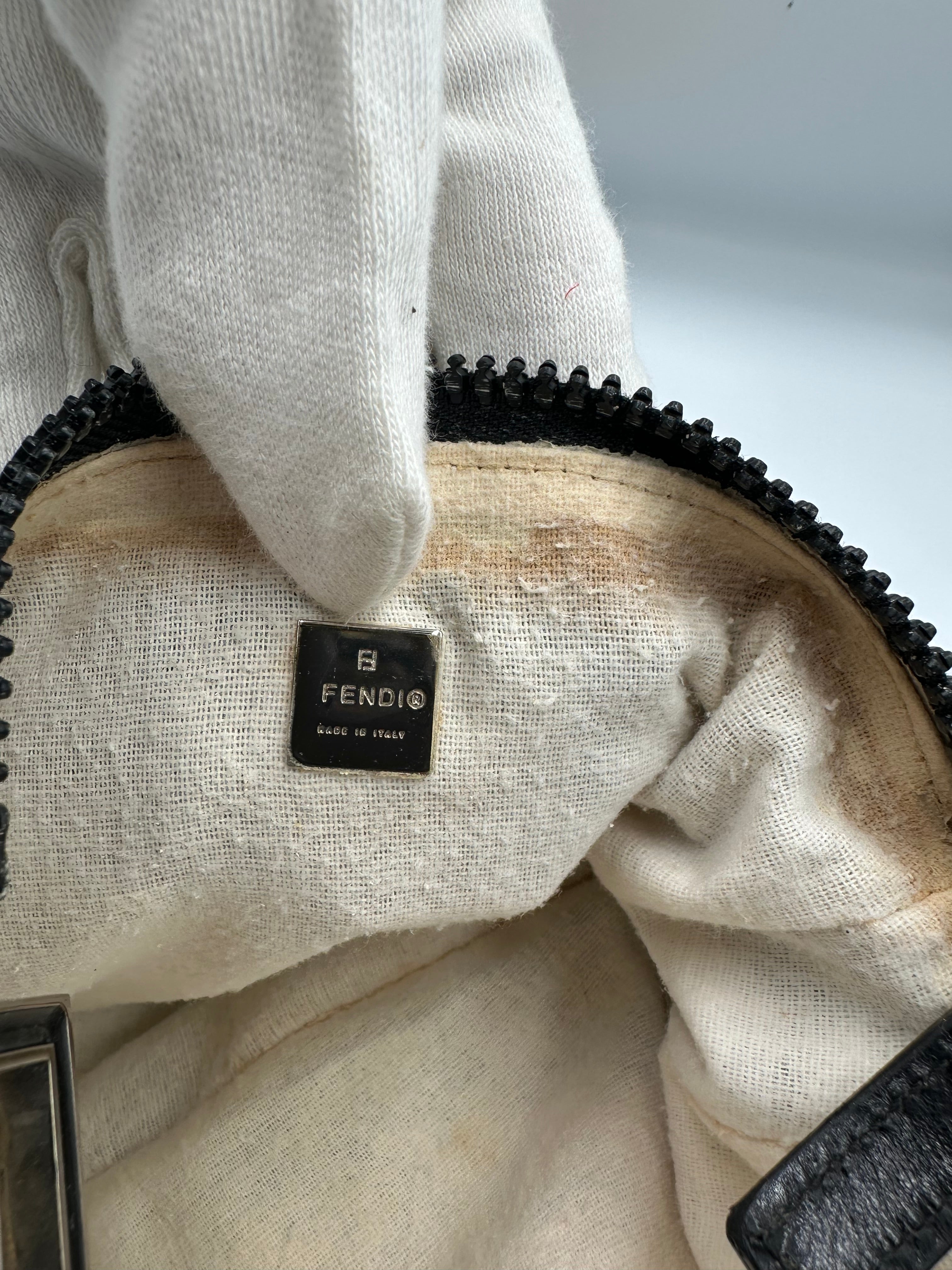Fendi Zucca FF mini hobo handbag