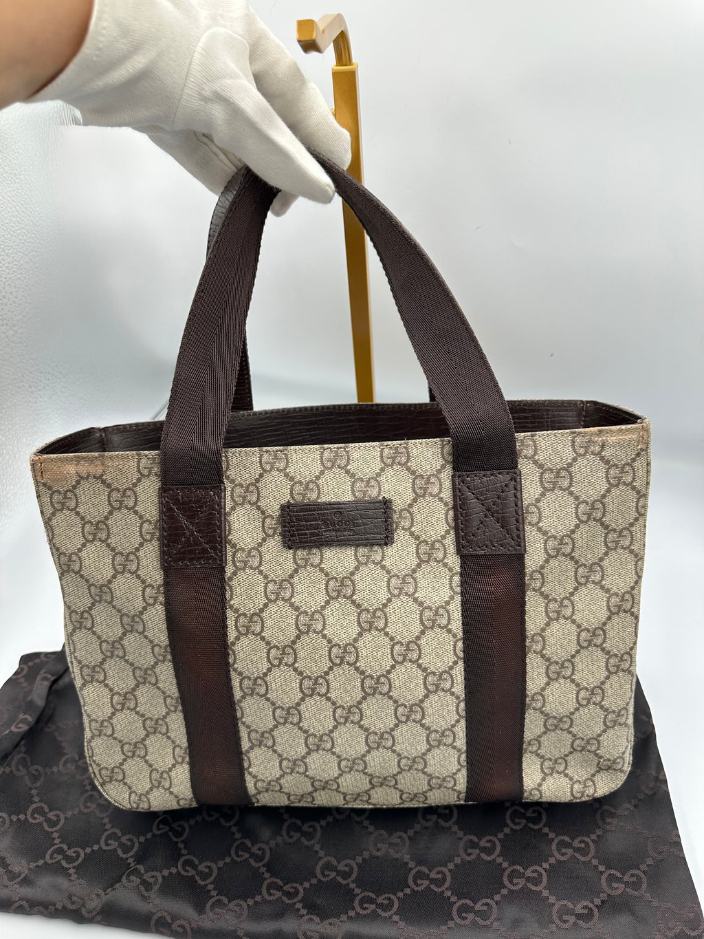 Gucci GG supreme leather bag