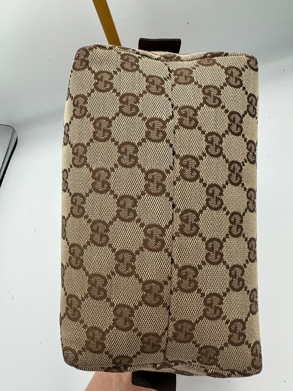 Vintage Gucci GG Monogram Canvas Balthus Mini Tofu handbag
