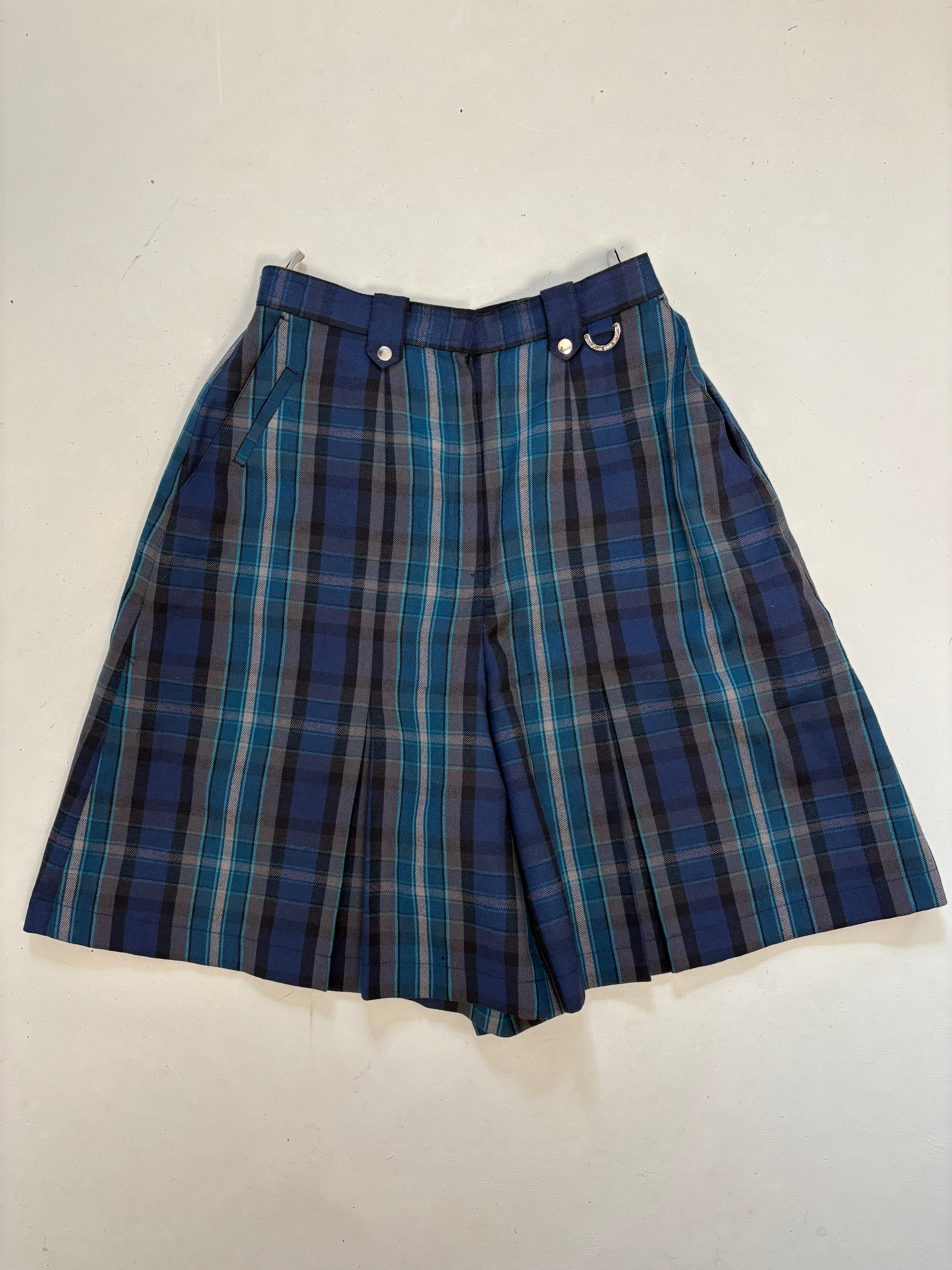 Vintage 90s wool Christian Dior Sport checkered shorts
