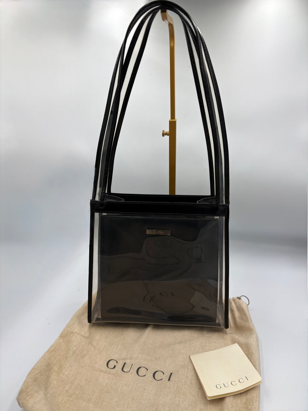 Gucci Tom Ford Era Vinyl black shoulder bag