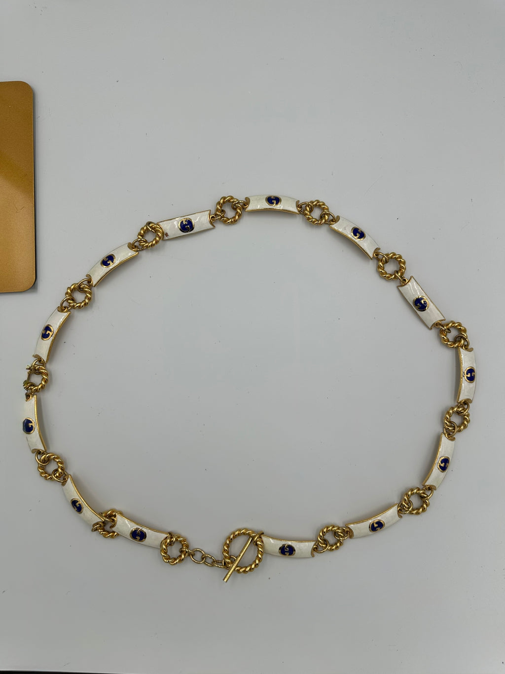 Vintage Gucci Made in Italy Signed 70s Belt/Necklace