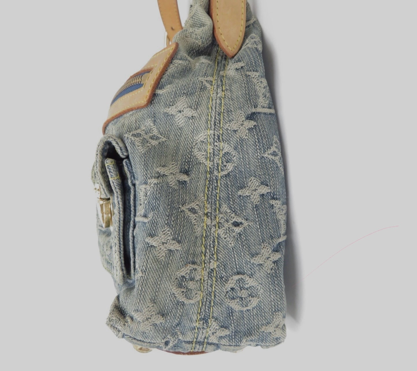 Louis Vuitton denim PM shoulder bag