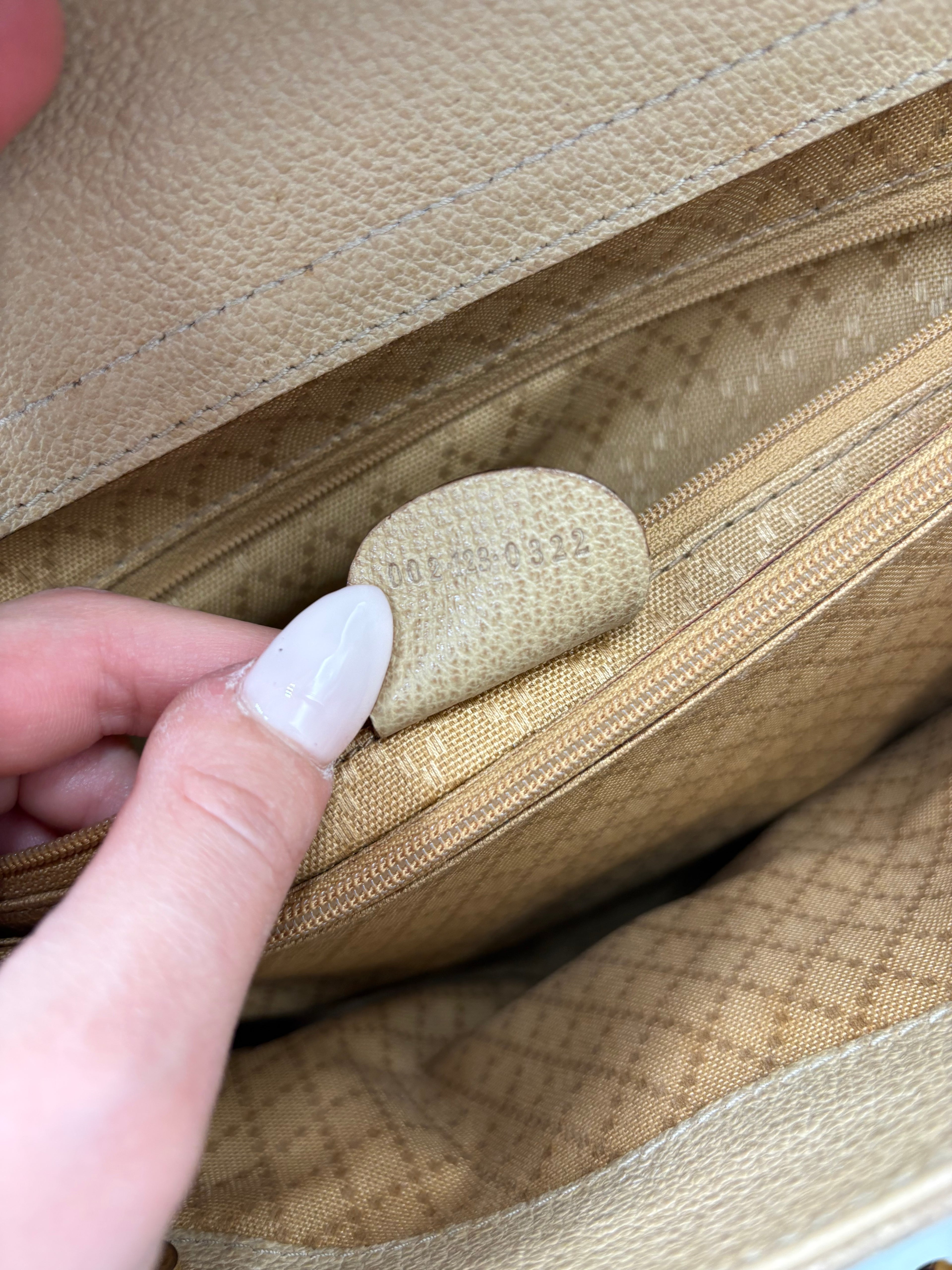 Gucci rare vintage suede Bamboo 2 way tote bag