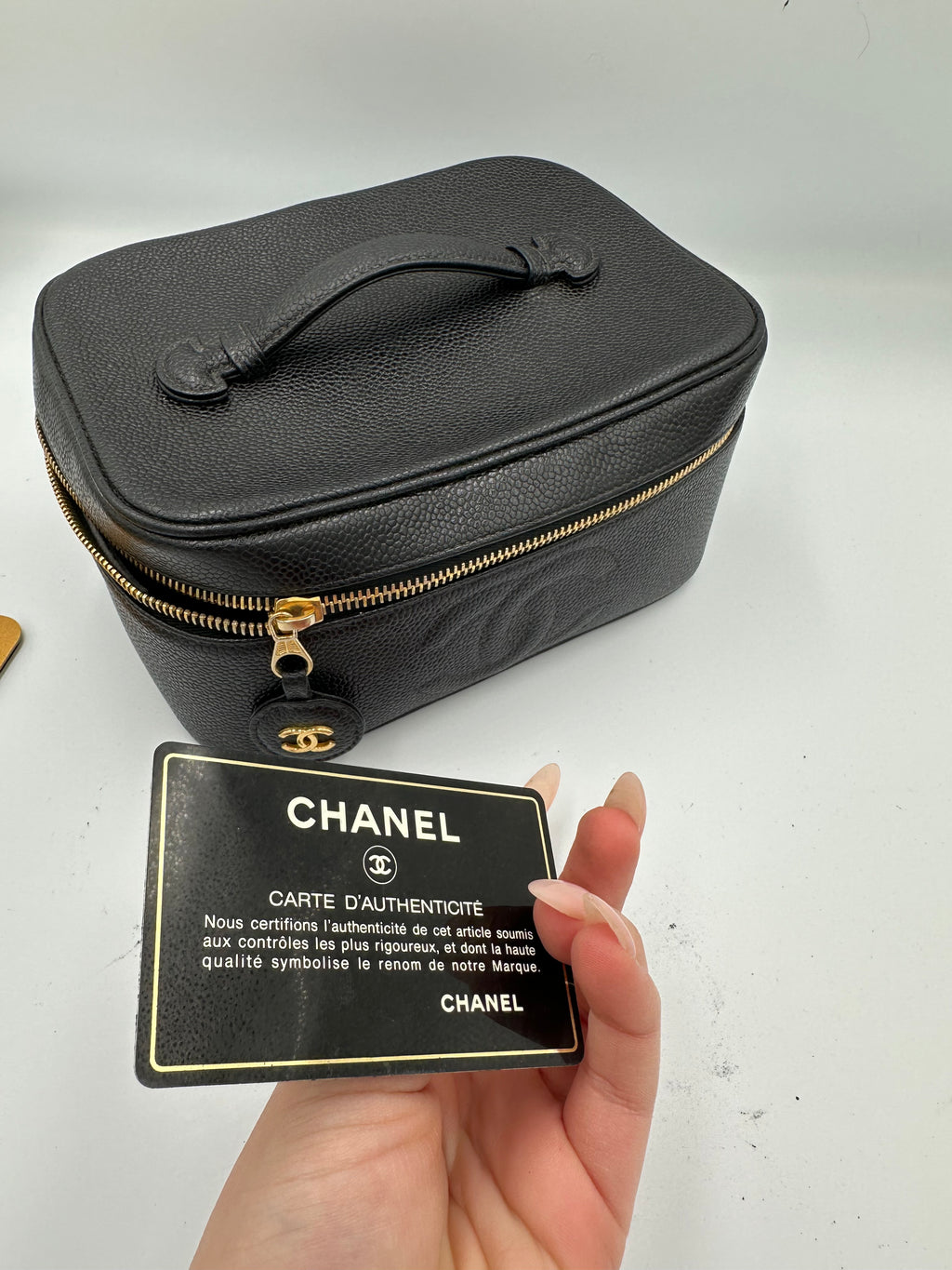 Chanel Caviar Leather Vanity bag