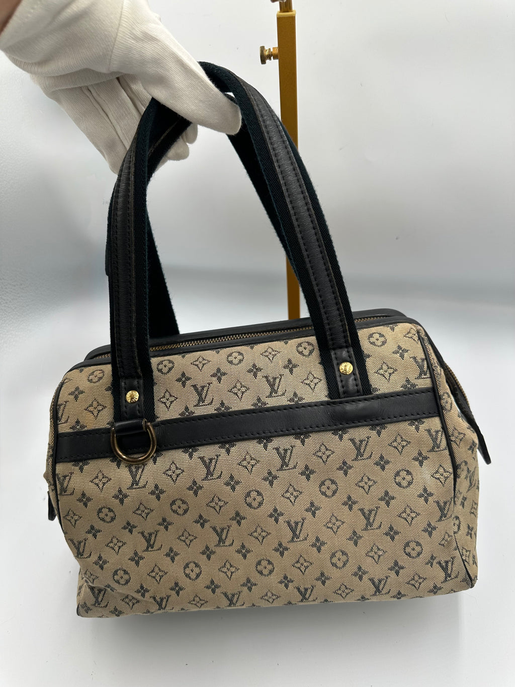 Vintage Louis Vuitton Denim Monogram Mini Lin Josephine PM bag