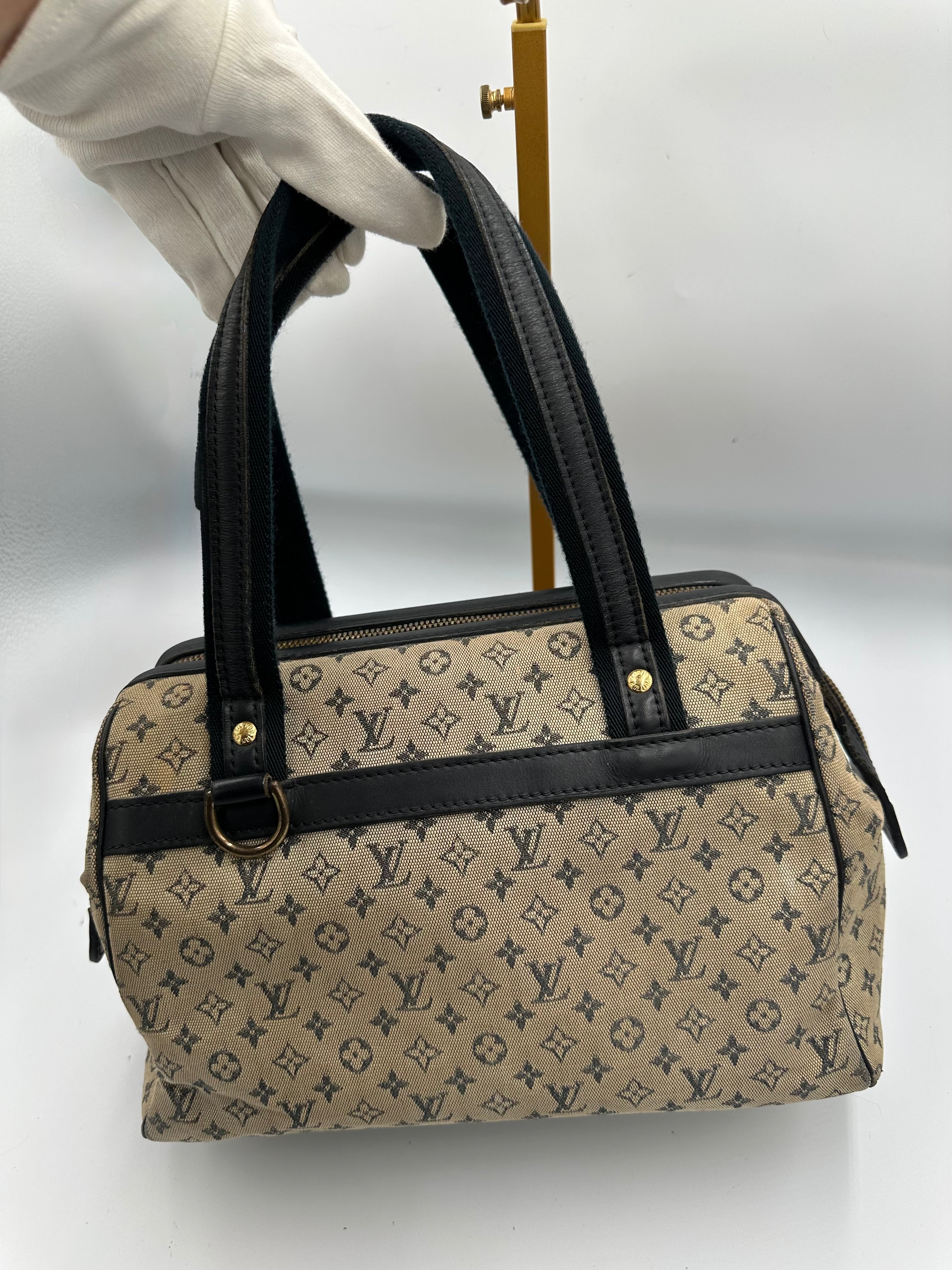 Vintage Louis Vuitton Denim Monogram Mini Lin Josephine PM bag