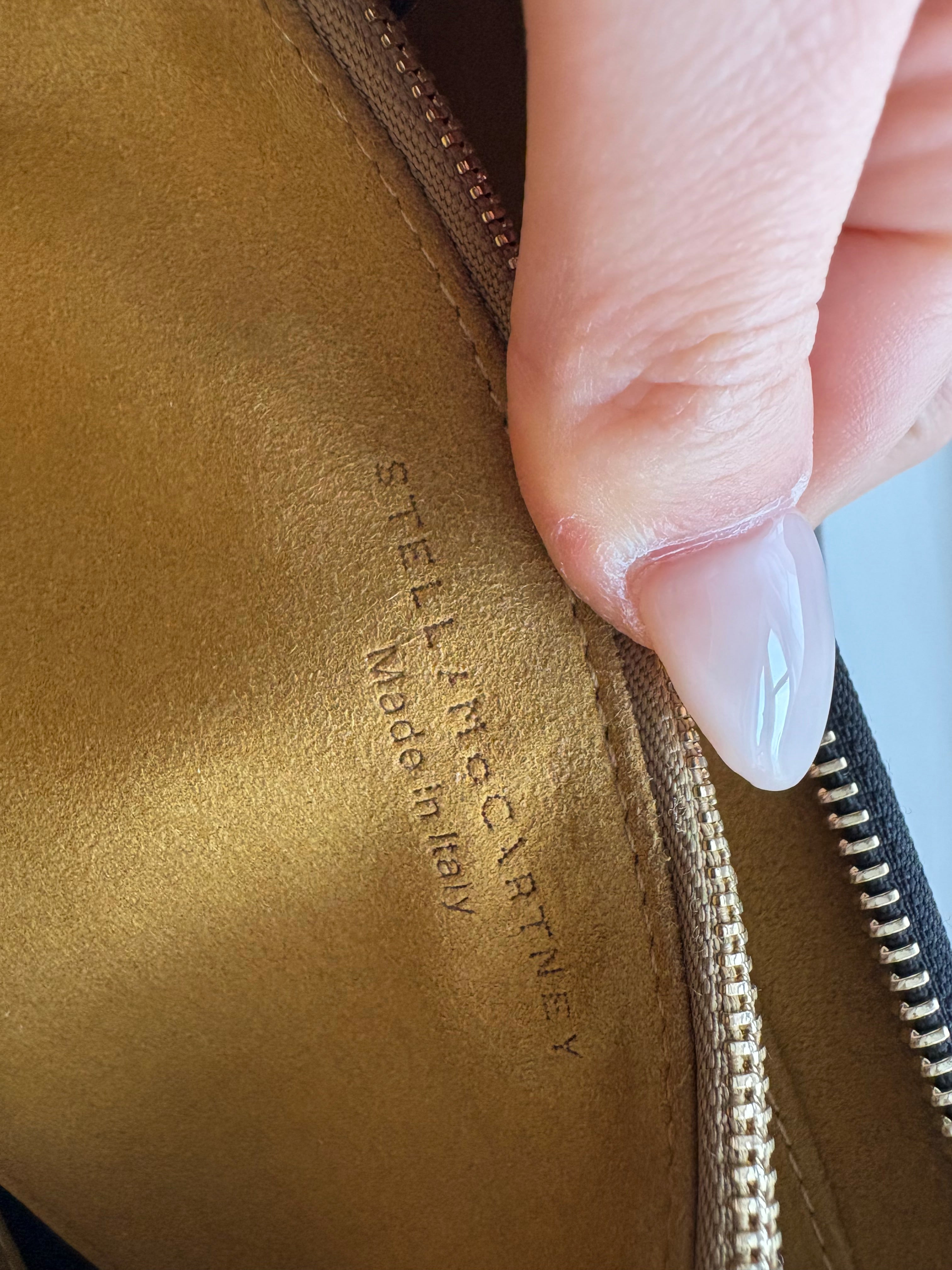 Stella McCartney black Stella Logo Continental wallet