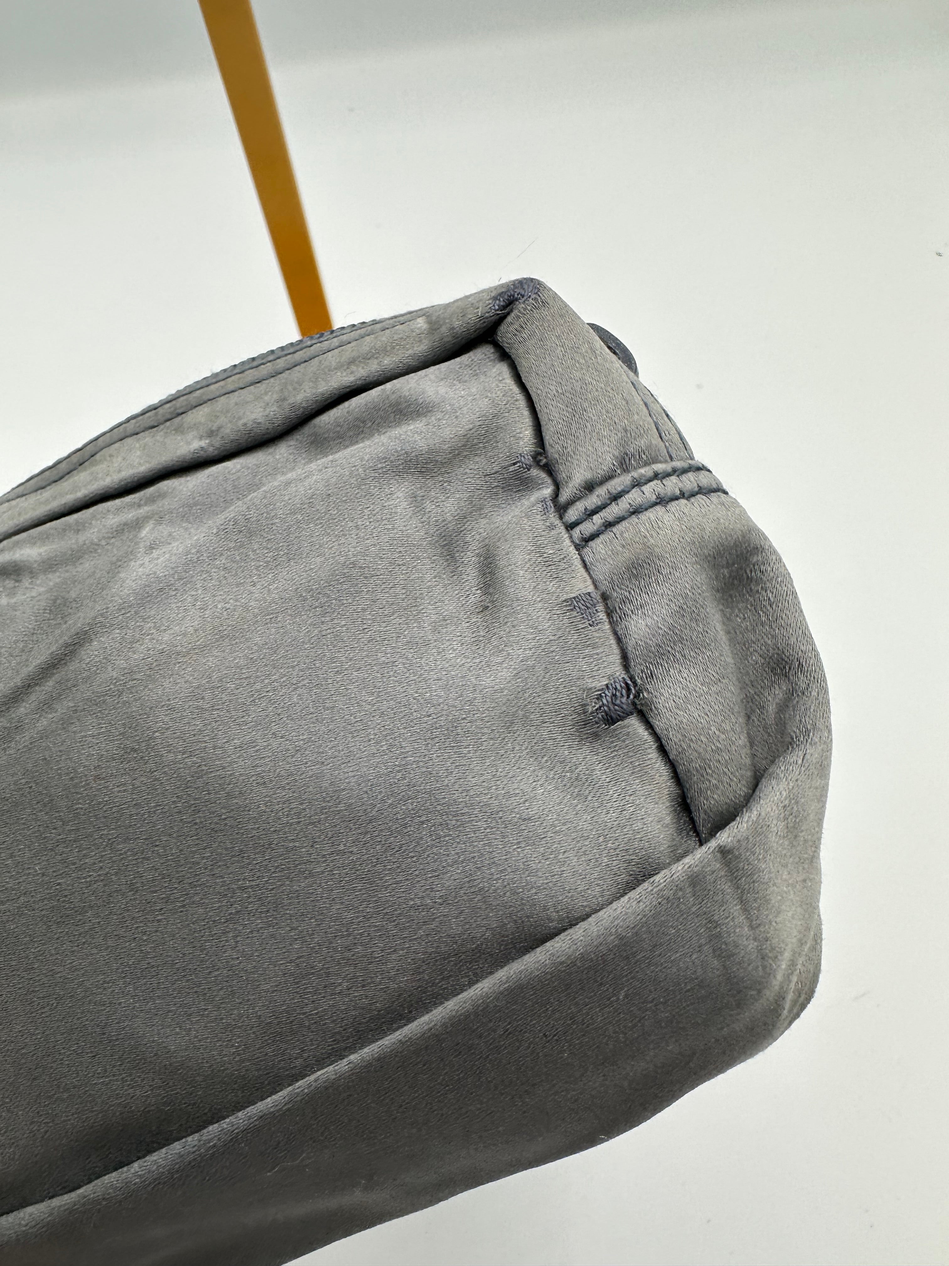 Prada 1998 satin pouch in the colour “Denim”