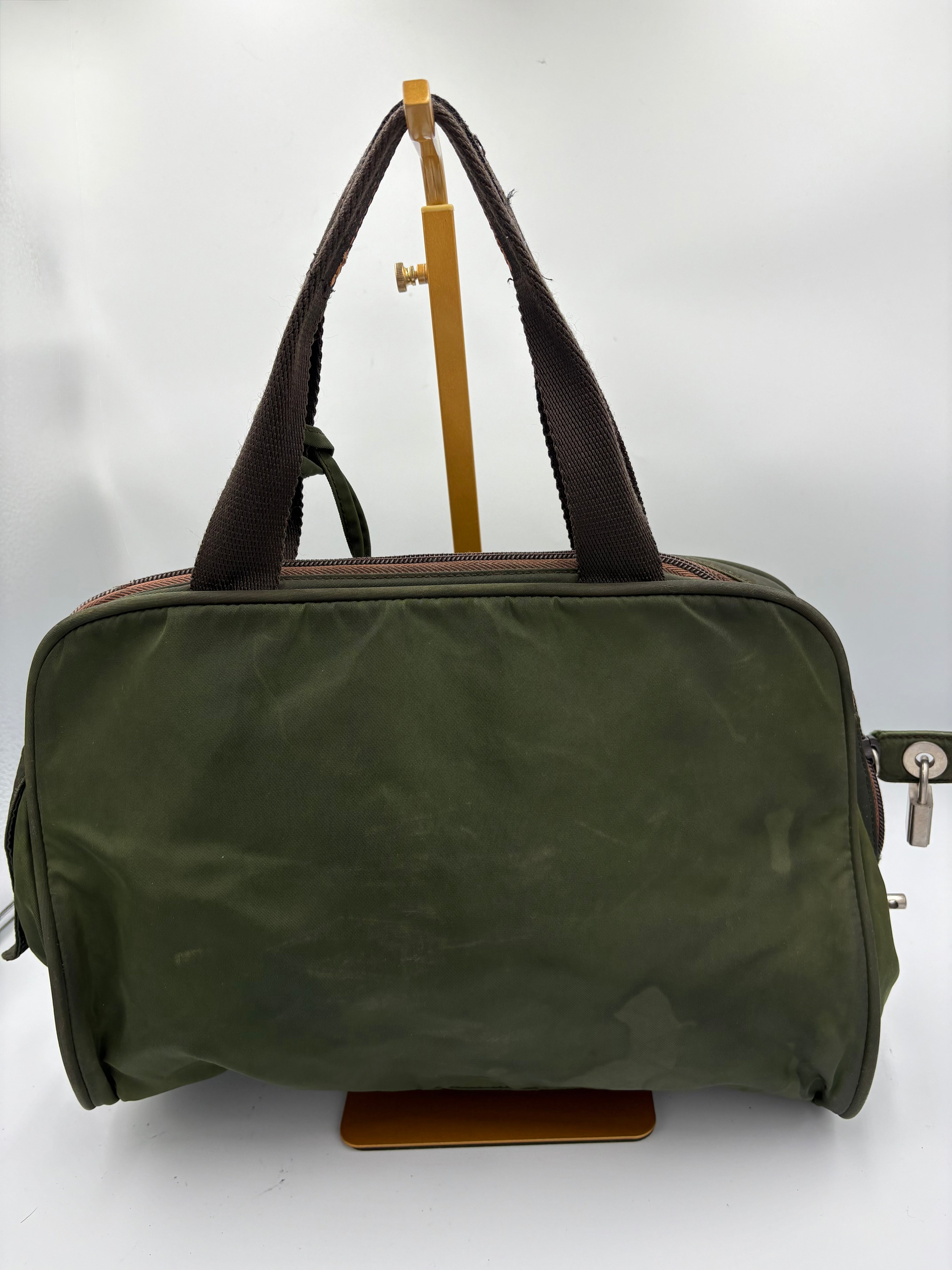 Prada Tessuto Nylon handbag in forest green