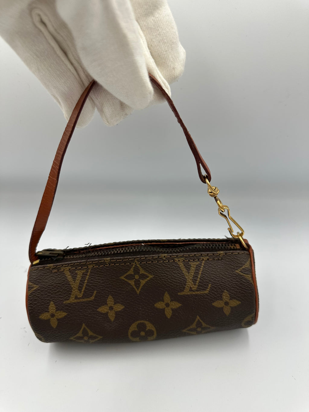 Vintage 90s Louis Vuitton leather monogram mini papillon