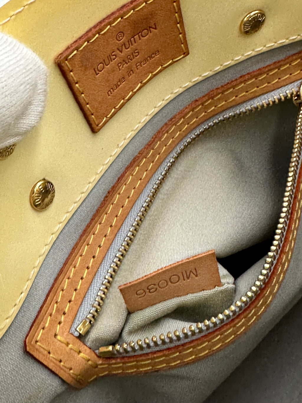 Louis Vuitton Reade PM monogram vernis bag