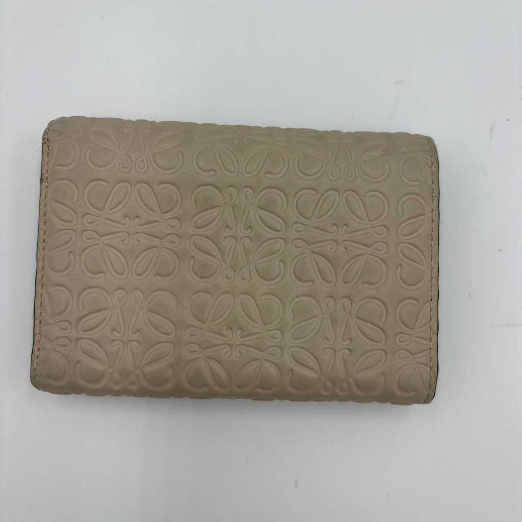 Loewe leather beige wallet purse