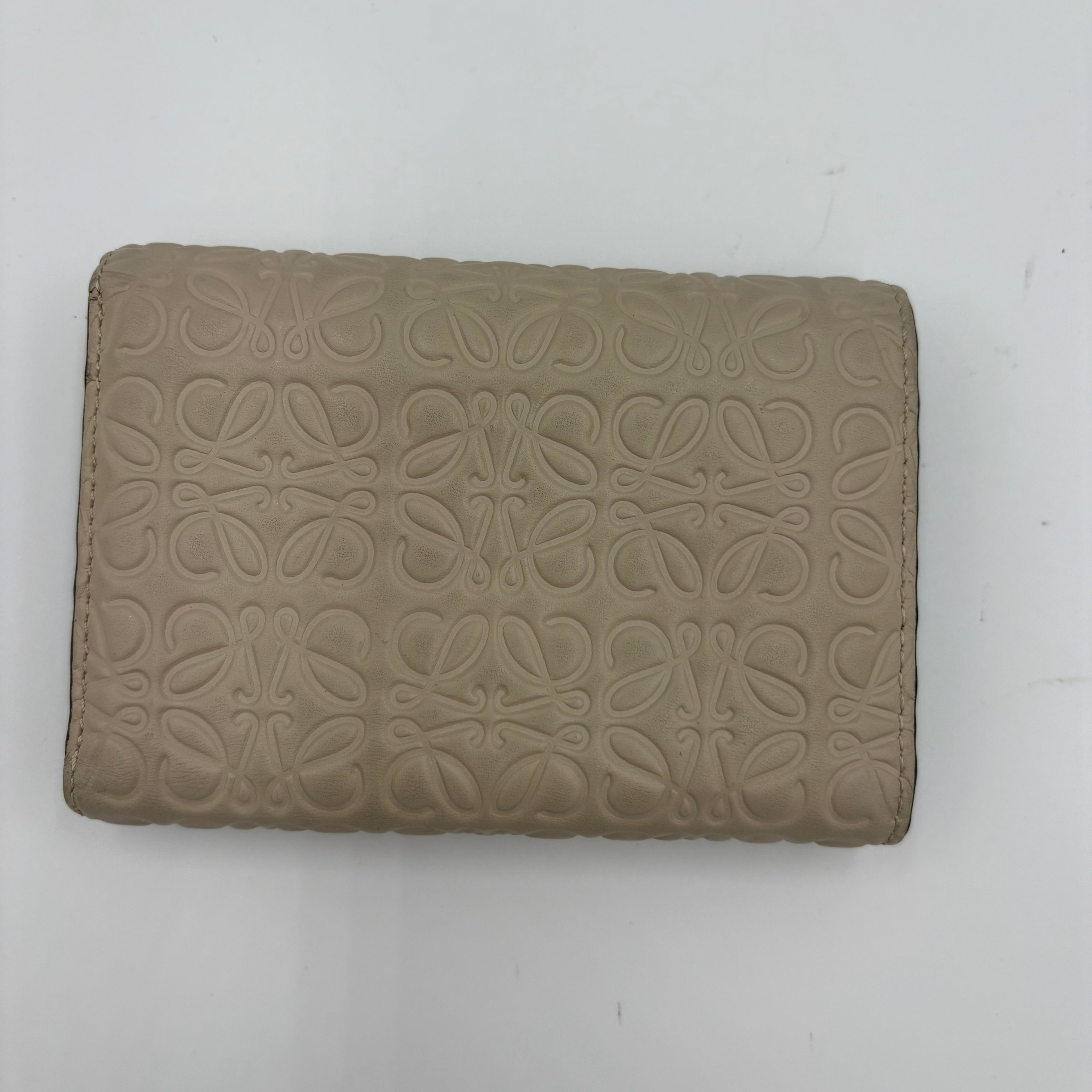 Loewe leather beige wallet purse