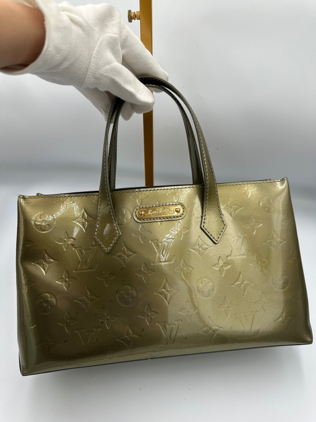 Louis Vuitton Wiltshire PM bag in olive green