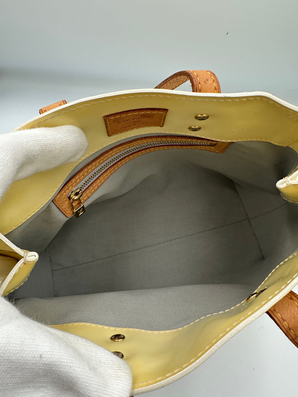 Louis Vuitton Reade PM monogram vernis bag