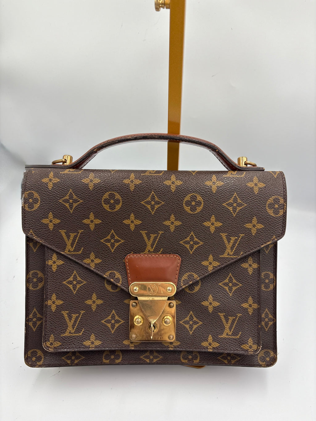 Louis Vuitton Monceau 28 Vintage bag structured top-handle satchel