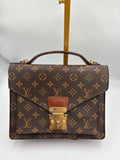 Louis Vuitton Monceau 28 Vintage bag structured top-handle satchel