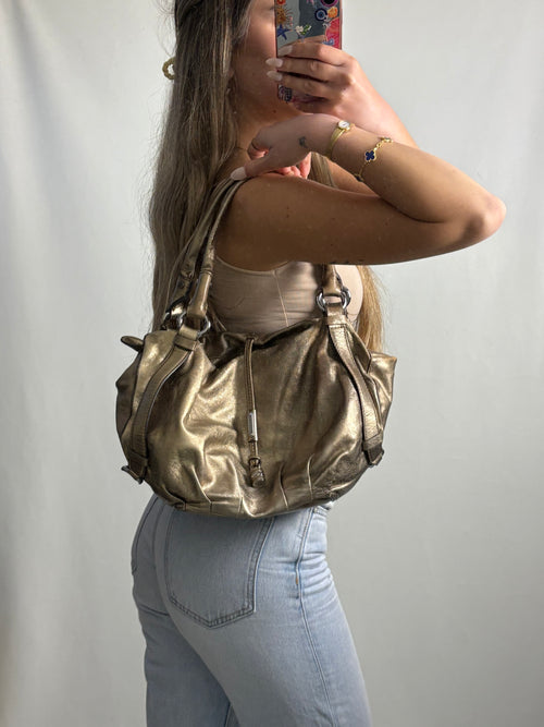 Celine Bittersweet Hobo metallic shoulder bag