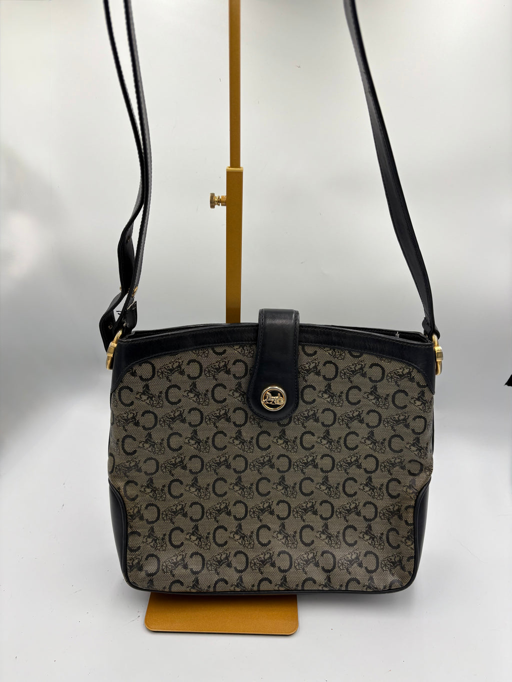 Celine Sulky black monogram shoulder/ crossbody bag