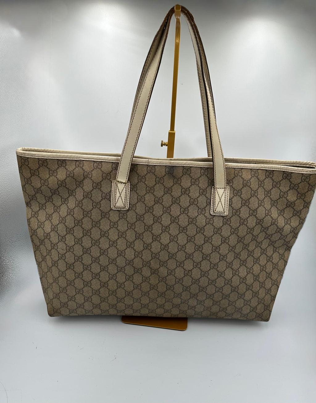Gucci GG supreme leather tote bag