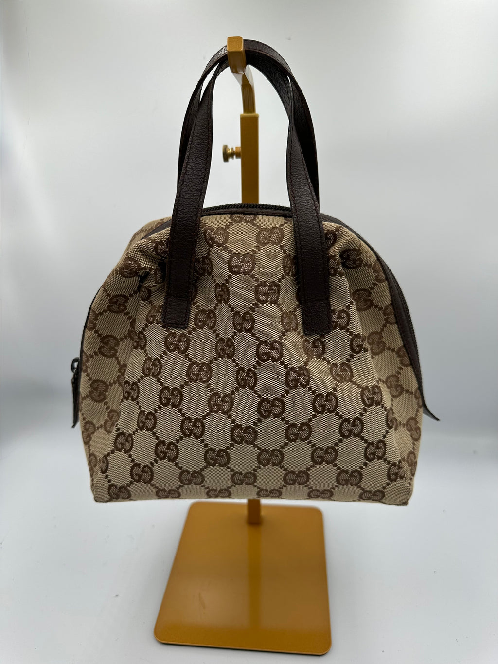 Vintage Gucci GG Monogram Canvas Balthus Mini Tofu handbag