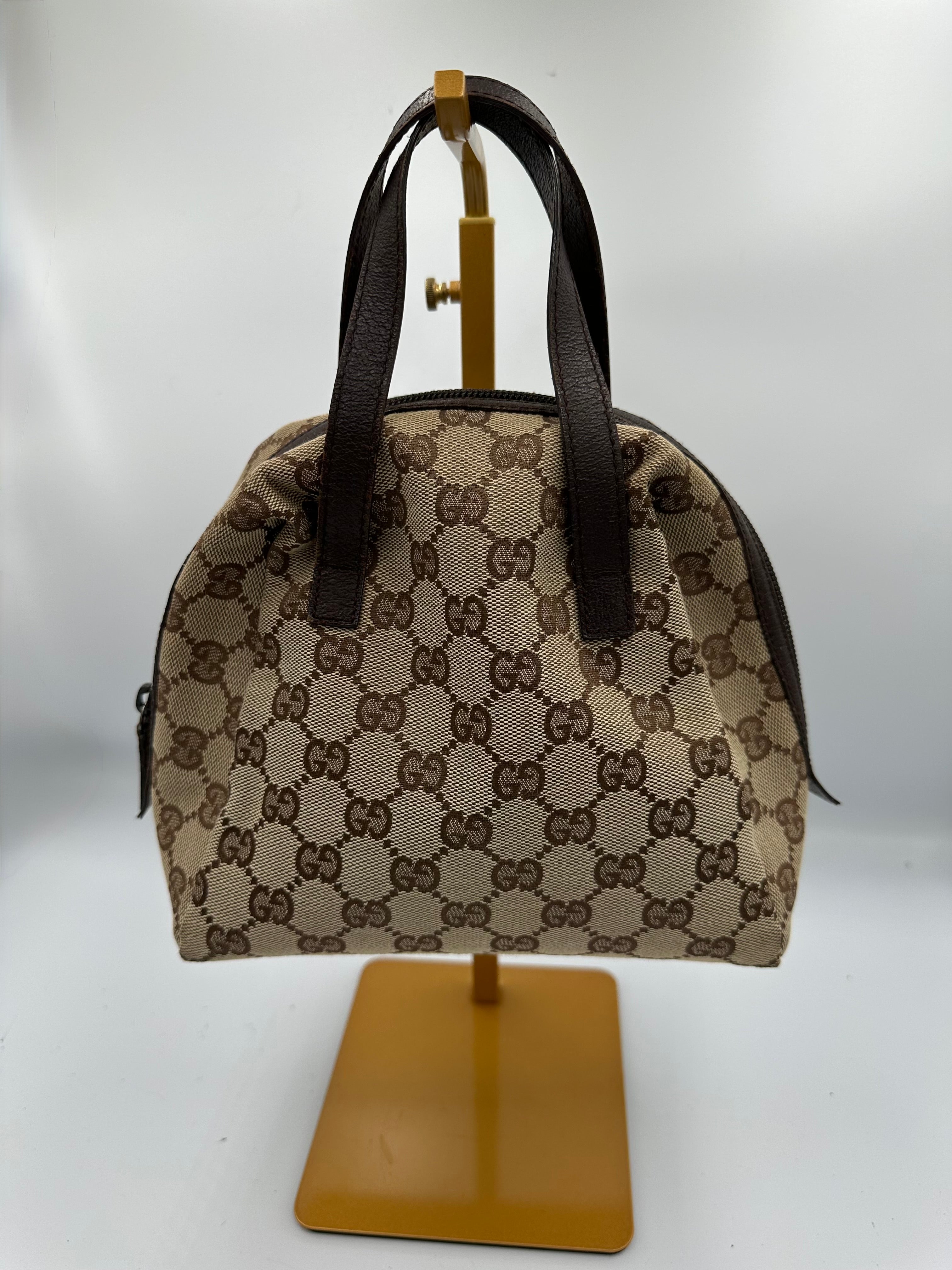 Vintage Gucci GG Monogram Canvas Balthus Mini Tofu handbag