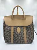 Rare Yves Saint Laurent Borse vintage giraffe print monogram leather bag
