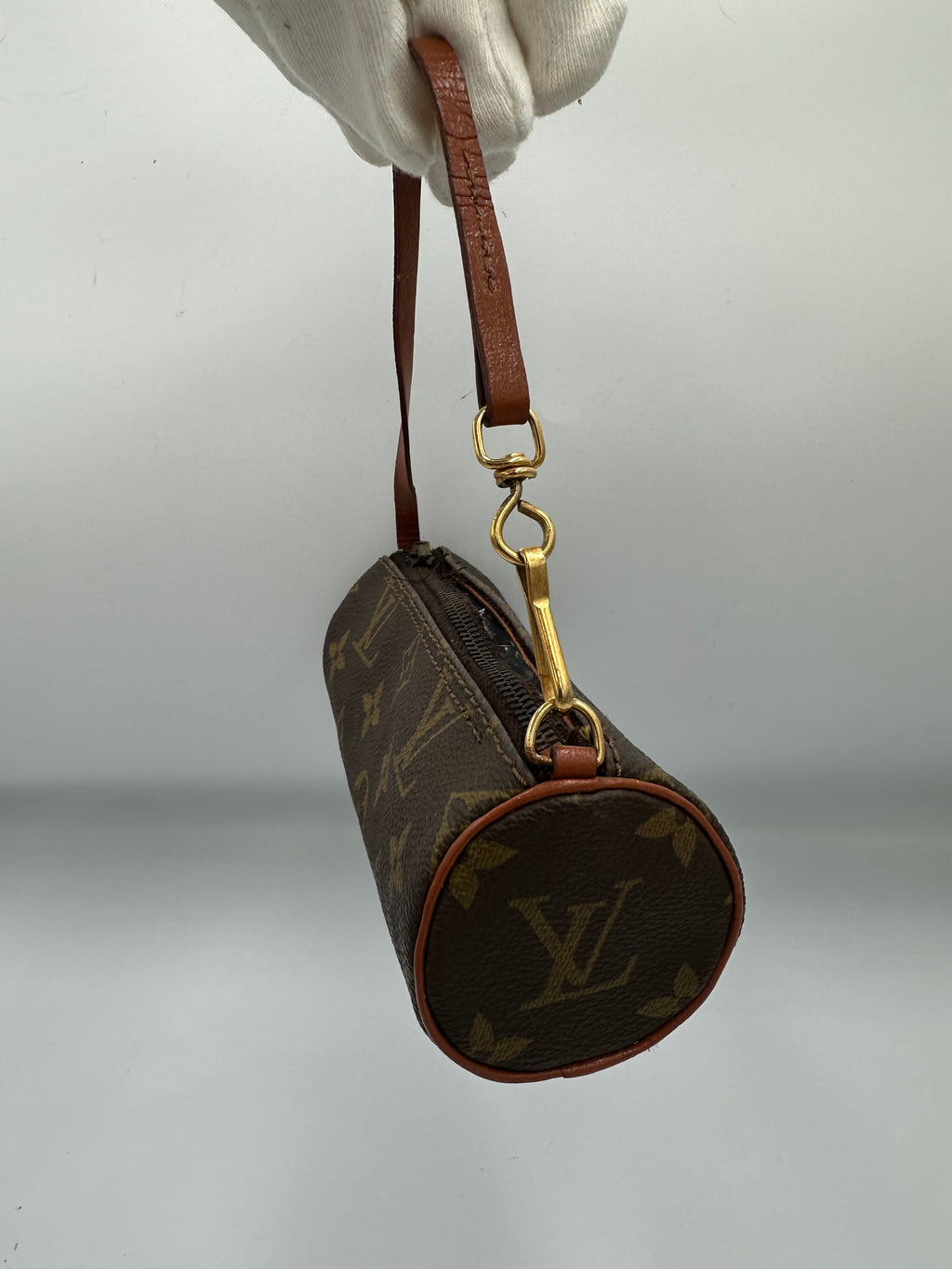 Vintage 90s Louis Vuitton leather monogram mini papillon