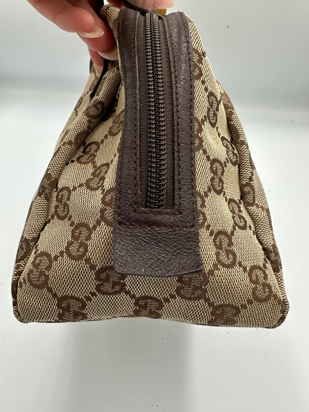 Vintage Gucci GG Monogram Canvas Balthus Mini Tofu handbag