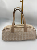 2003 Chanel Travel Line Boston Bag in Beige