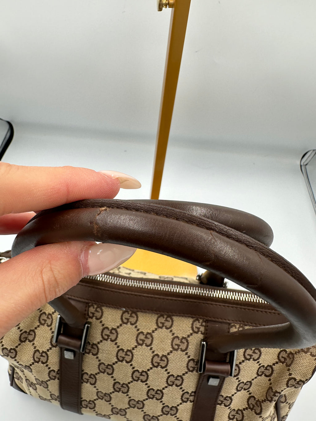 Vintage Gucci Boston shoulder bag monogram