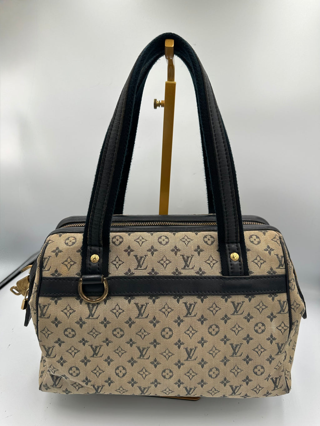 Vintage Louis Vuitton Denim Monogram Mini Lin Josephine PM bag