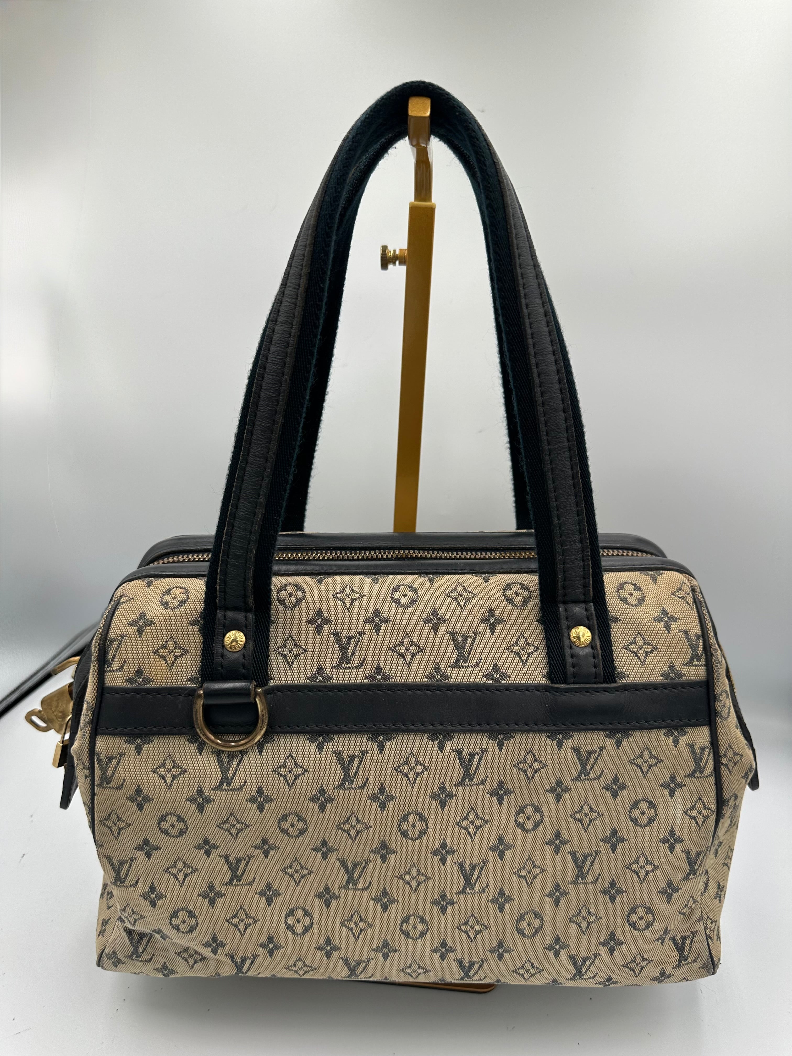 Vintage Louis Vuitton Denim Monogram Mini Lin Josephine PM bag