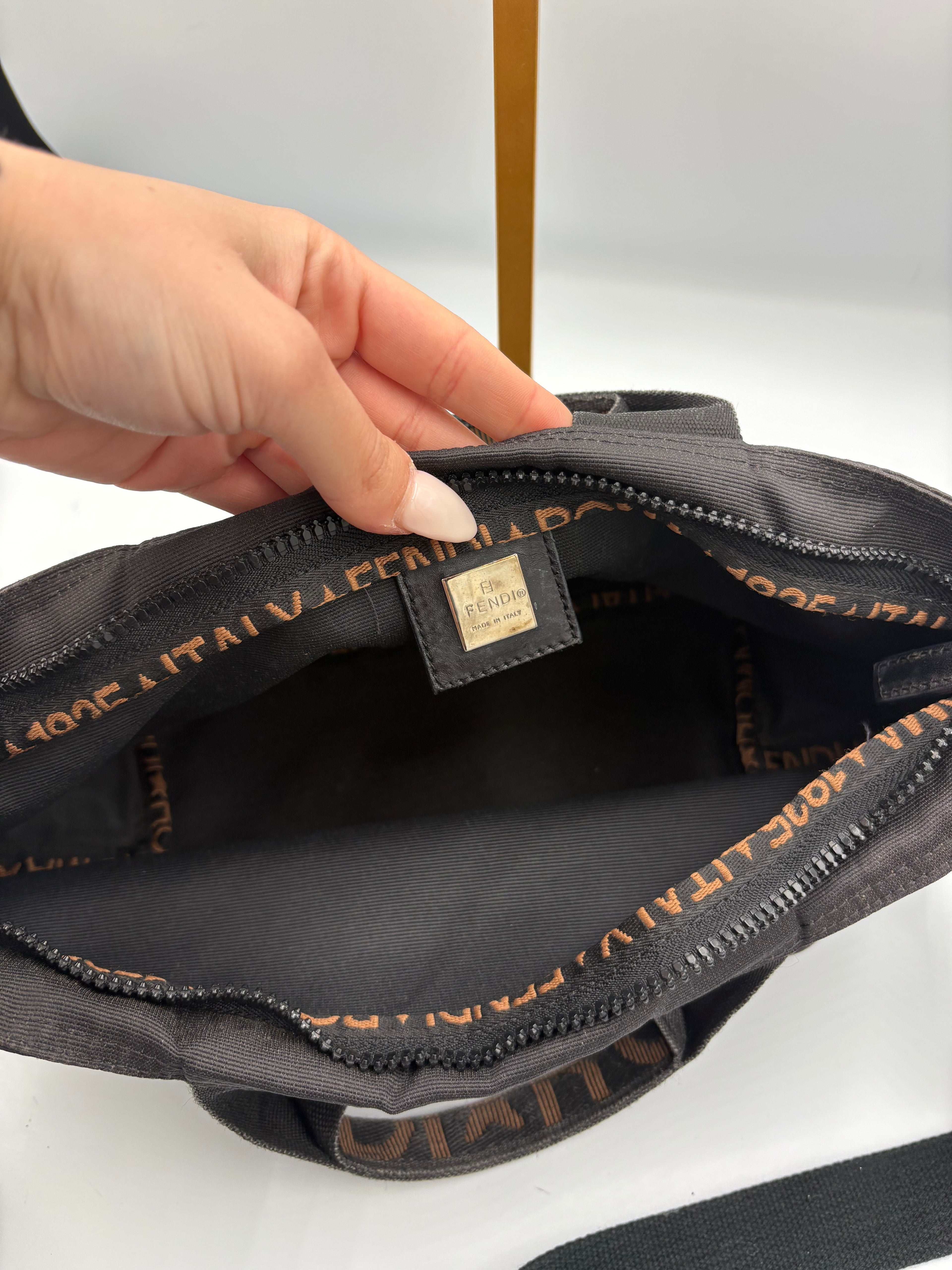 Fendi Roma Canvas satchel mini handbag or crossbody