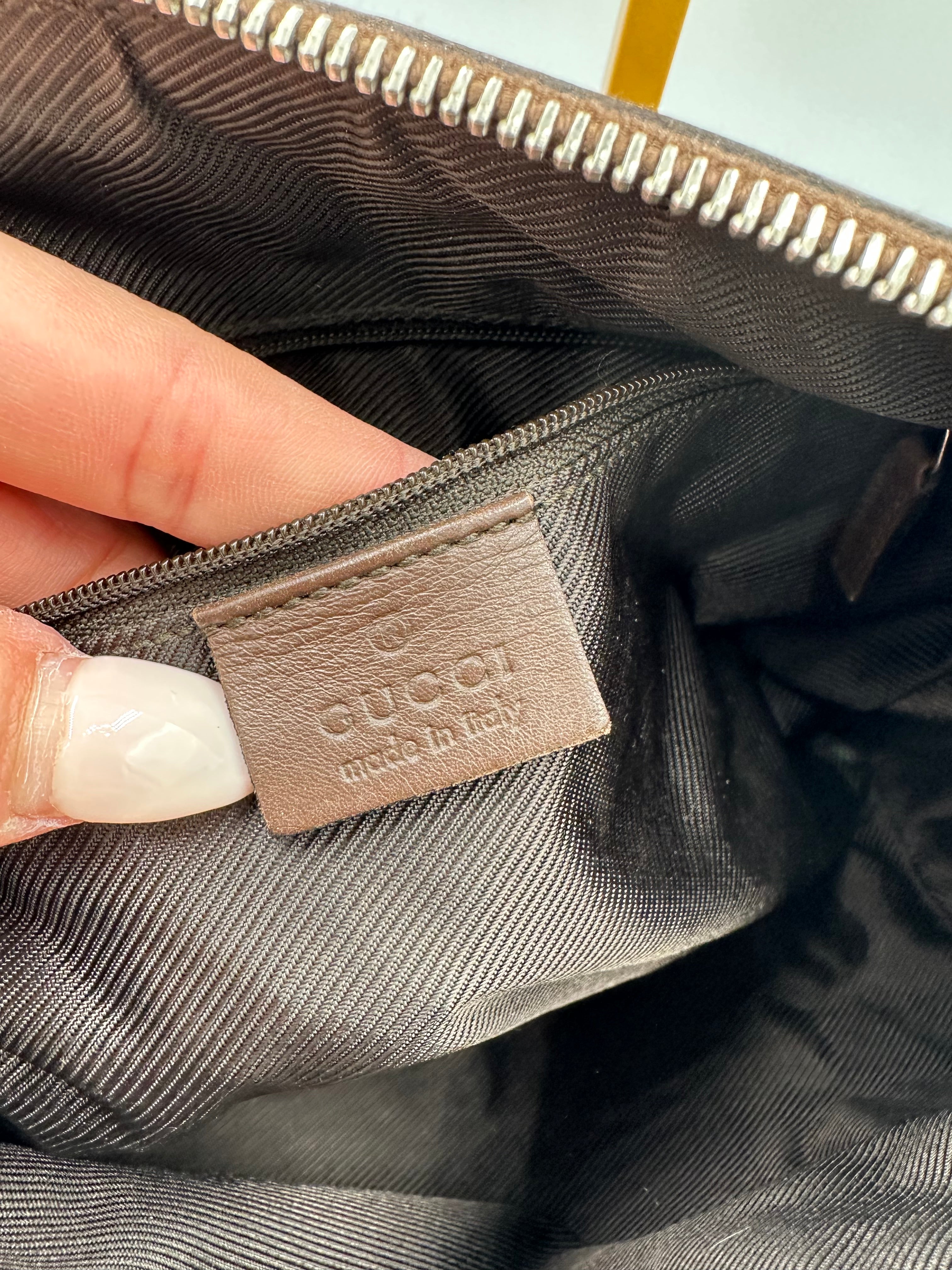 Vintage Gucci Boston shoulder bag monogram
