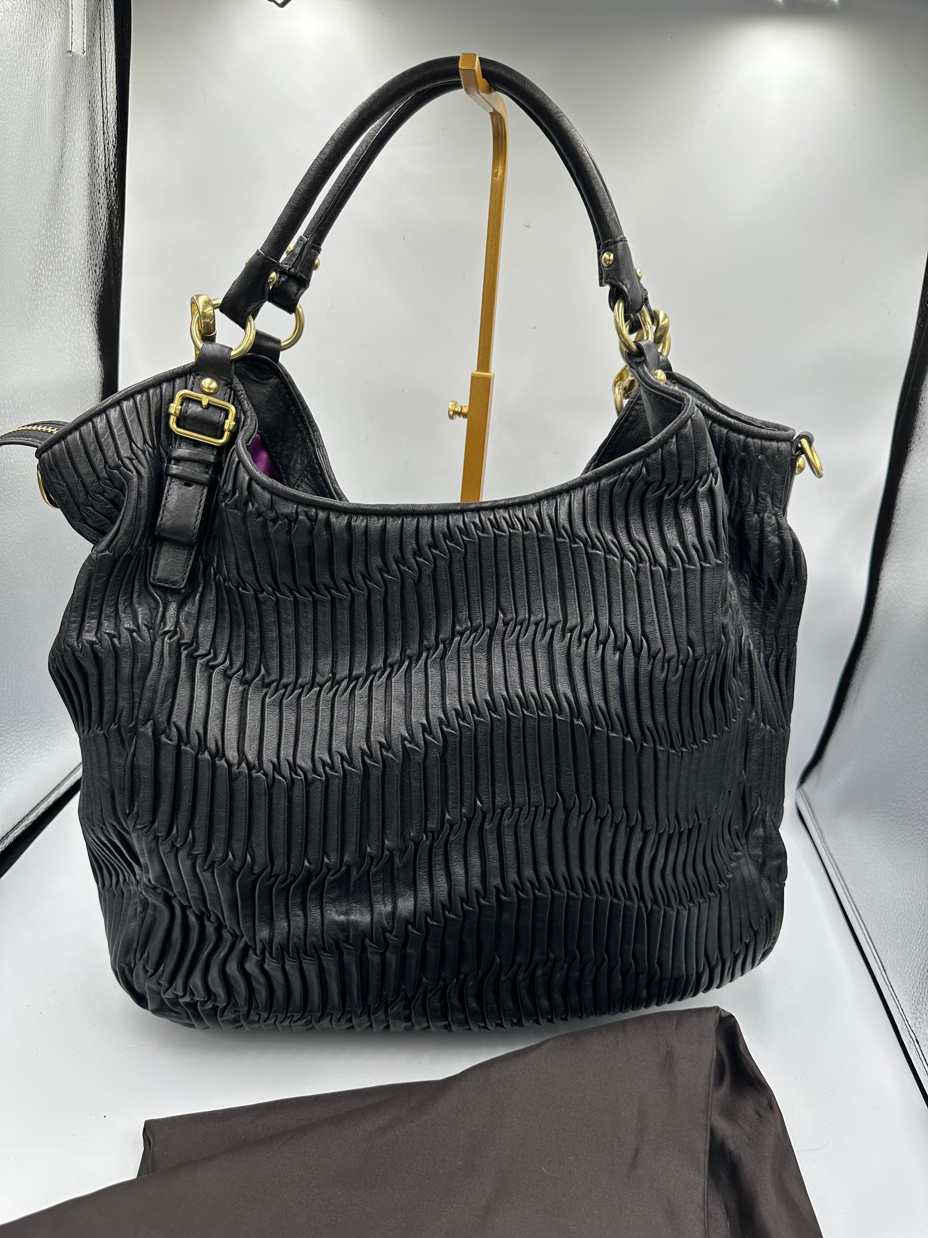 Coach Madison Gathered leather tote bag
