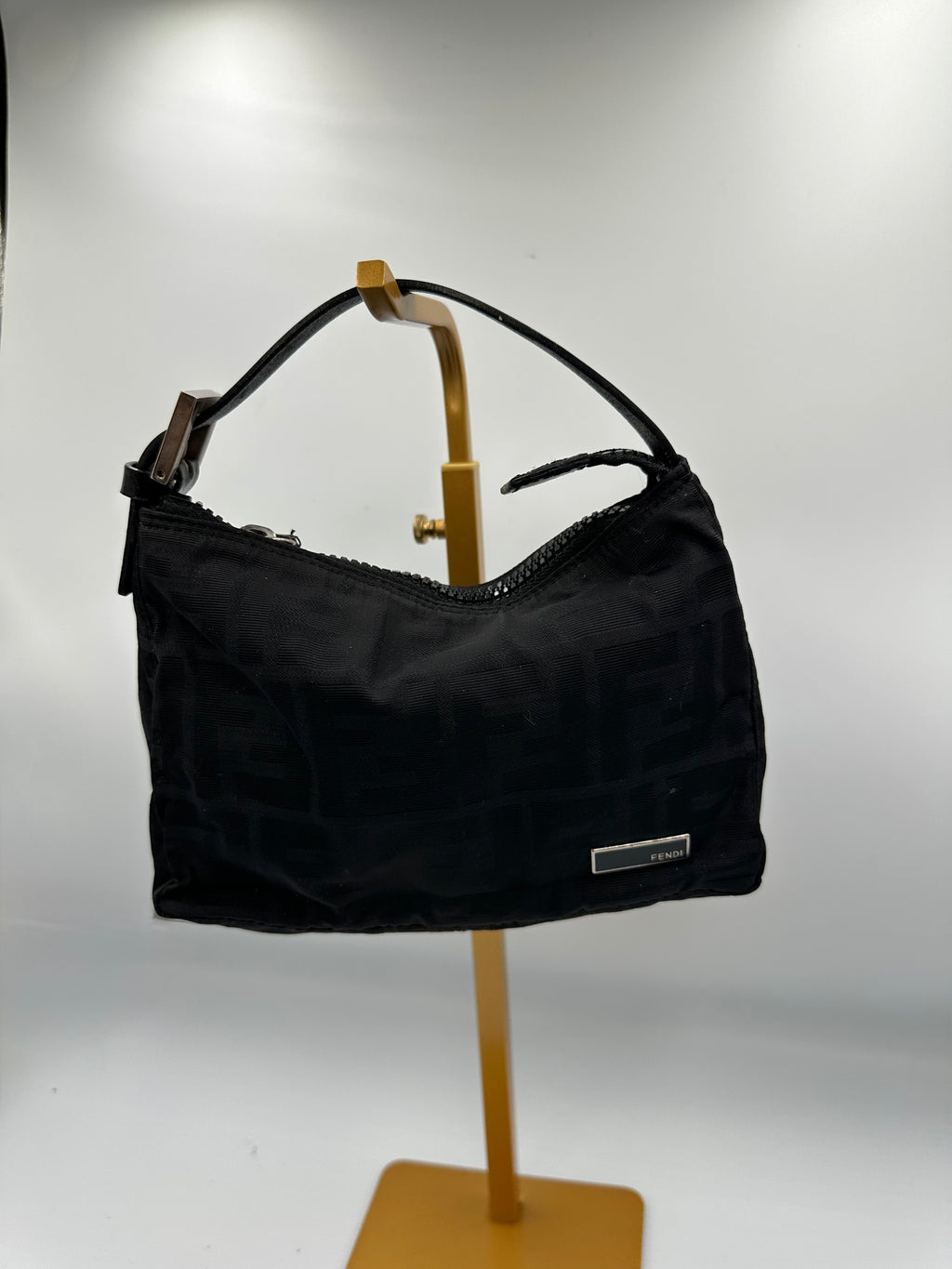 Fendi Zucca FF mini hobo handbag