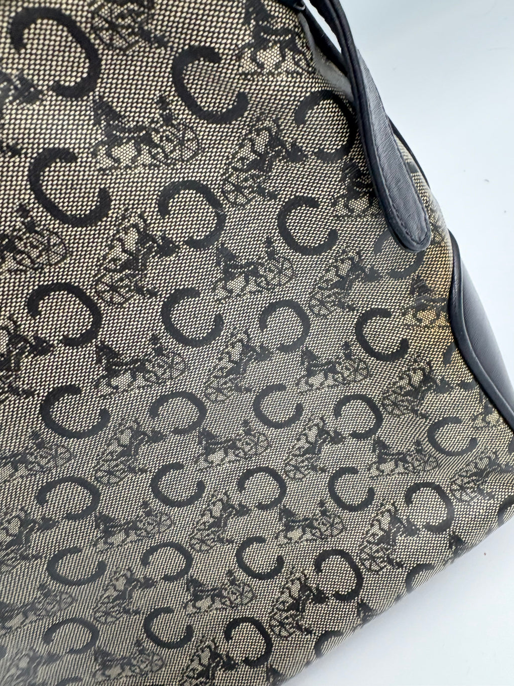 Celine Sulky black monogram shoulder/ crossbody bag