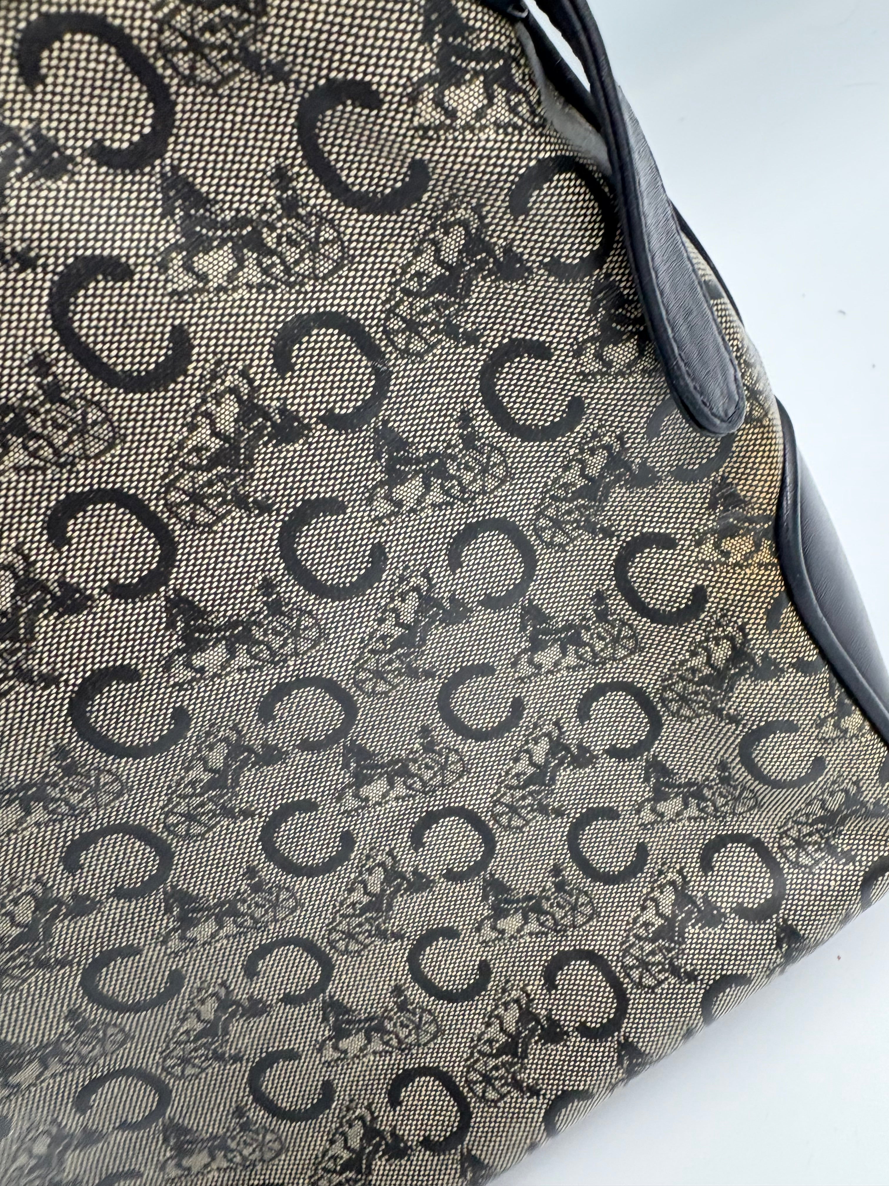 Celine Sulky black monogram shoulder/ crossbody bag